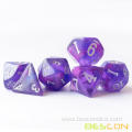 Nebula Glitter Sparkle Mixed Polyhedral DND Dice